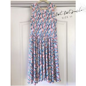 🌈 Dot Dot Smile Multi-Colored Girls Tank Dress🌈